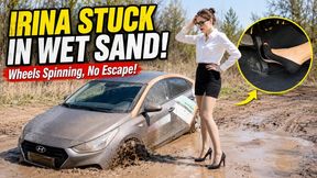 Irina Late to Work Hard Stuck Driving Trouble Full 26 Min 1080