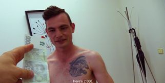 Appealing man feels endless inches tearing through his hairy ass