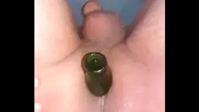 Fucking Himself Deep with a Glass Bottle – Steamy Gay Solo Session – 18+