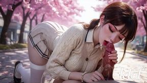 sexy korean girl gets fucked before the graduation ceremony [ai]