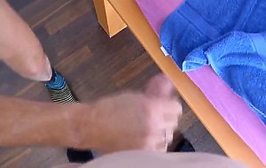 Ass to mouth and breeding an old man Bareback