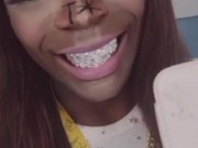 Thug PINK professional tranny graduation celebration 🎉