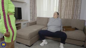 Old And Young Lesbians Bbw Abby Tits And Hot Young Andra Brazil Work Out And Then Some - MatureNl