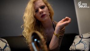 Mean goddess wants you at her feet