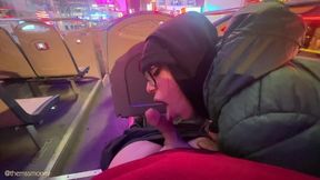 Public Pov: Risky Blowjob On Nyc Tour Bus