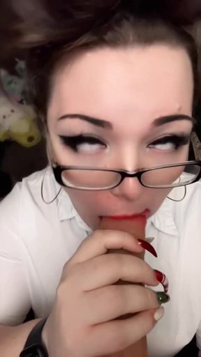 Face Fucking Your Boss After the New Years Party (Short Version)