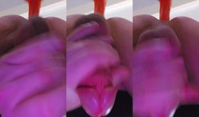 Trans Girl Gets Her Juicy Cunt Ripped By A Big Hard Sex Machine