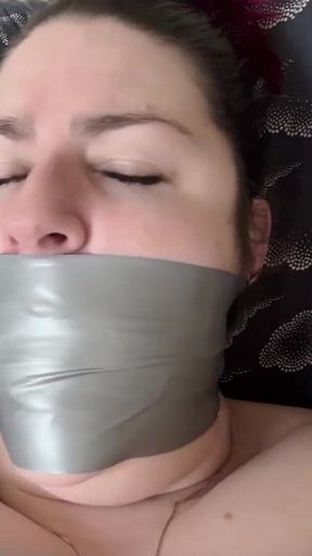 Lacey - Self Gag Fun and Orgasms After Gym Part 2