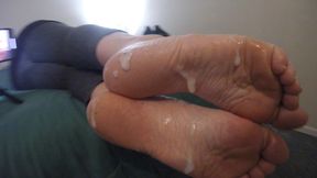 ScrunchLock'd Thick Soles Backed-Up Blasting -  Ms Stacie's SouthernSAHM Stacked-Heels Cause A Rude Projectile BBC NutLoad Blowout - PRT2