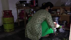 My Stepaunty Was Cutting Vegetables so I Hugged Her and Started Fucking Her in the Ass