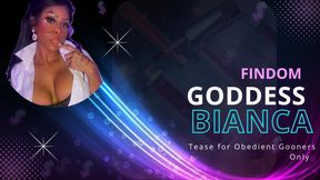 Goddess Bianca's 6-Minute Lip Tease for Obedient Gooners Only