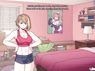 My roommate saw me STRIPPED jerking my HOTTY DICK - Benefitship #three