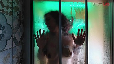 Fuck both masseuse and my wife in the SPA