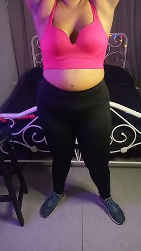 Drooling After Seeing the Neighbor's Stepsister Working Out