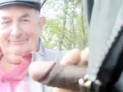 Grandpa in park