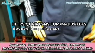 She ask a sportshop salesman to fuck her ass on the public car park - 100% real