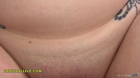 colossal curves special! one hour with super busty harmony reigns