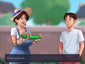 Summertime Saga - she love big cucumbers and i want to give her mine