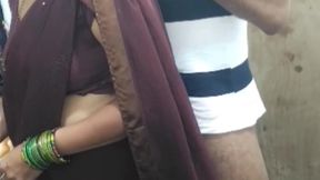 Sister-in-law was doing something in her bedroom, the brother-in-law picked up the saree from behind and fucked her, sister-in-law understood her husband and fucked her later, when she saw it, sister-in-law&#039;s