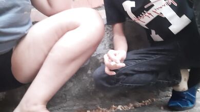 Before we get off she chainsmokes and then swallows my cum while licking her own pussy real couple passion