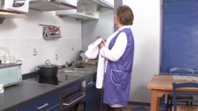 German Granny Is Addicted to Hard Cocks and Hot Cum