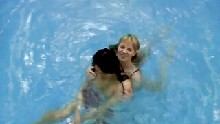 Summer Lovin Sizzling Lesbian Poolside Affair