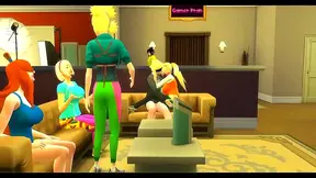 Hinata & Sakura Join Naruto's Crazy Housewife Anal Orgy Fiesta
