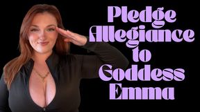 Pledge Allegiance to Goddess Emma - Unethical Findom Homewrecker TPE Total Power Exchange Slave Training Financial Domination Goddess Worship Loser Verbal Humiliation Degradation Political Humiliation Politics