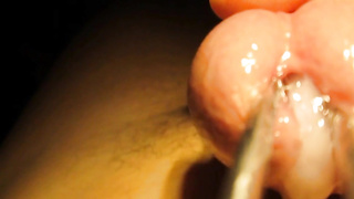 Urethral sounding and stretching with cumshot 4