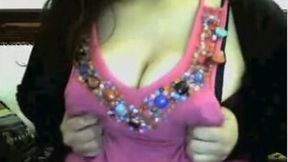Amateur and appetizing Indian woman pulls out her big boobs