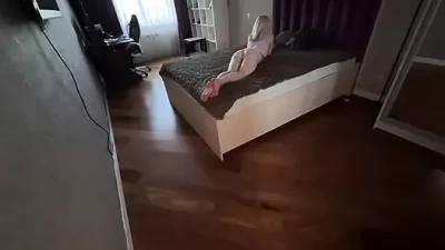 Surprising My Stepsister with a Naughty Anal Plug
