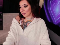 Beautiful brunette in sexy solo fingering masturbation 2 wmv