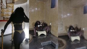 fernanda chocolatte em uma danca sensual e gozando na beira de uma hidro