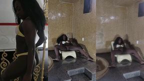 fernanda chocolatte em uma danca sensual e gozando na beira de uma hidro