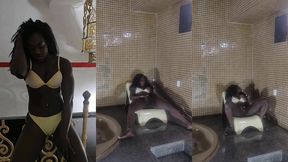 fernanda chocolatte em uma danca sensual e gozando na beira de uma hidro