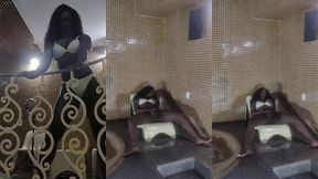 fernanda chocolatte em uma danca sensual e gozando na beira de uma hidro