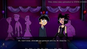 Blonde Cheerleader Sam Gets naughty at Danny Phantom's Anime Prom Night