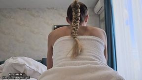 Nympho girlfriend with massive ass enjoys deepthroat and anal sex