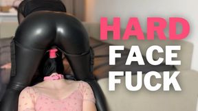Hard Face Fuck Training For Sissy Slut