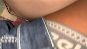 Hairy newbie gets facial on her tight pussy&#x270C;
