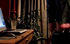 Bearded Daddy Strokes His Cock Solo