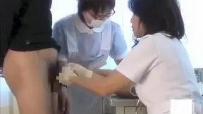 Japanese Nurse Fetish - Teasing with Sexy Latex Glove Play!