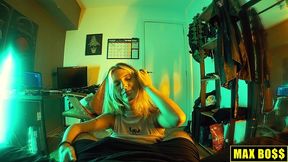 brazillian step sister dancing funk and getting a huge creampie - max boss