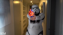 Naughty Stormtrooper Rides Intruder BBC