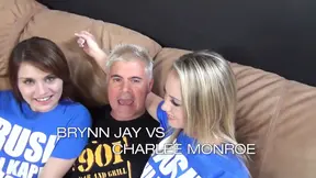 College coeds suck off a group of guys!