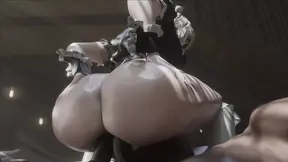 Robaatoo Intense Anal Sex: Busty White Woman Double Penetrated by Massive Black Cocks in Hardcore &mdash;  Gaping