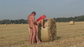 i got filled with cum in the field!