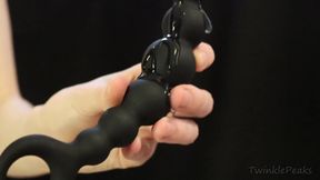 Fucking Both Holes - Anal Beads &amp; Vibrator