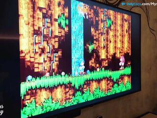 Gamer Step Cousin Screwed in All 3 Holes: (Porn) Gameplay - MysteriousKathy