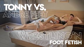 Tonny and André Foot (1080p) Wrestling - Foot Fetish - Gay Bondage - Gay Domination - Twink